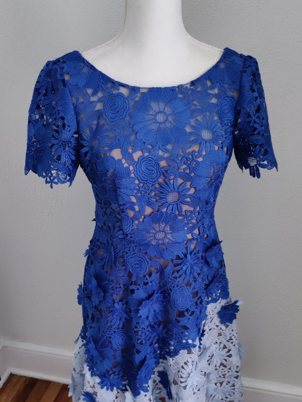 Marchesa Notte Dahlia Midi Dress - Picture 5 of 12